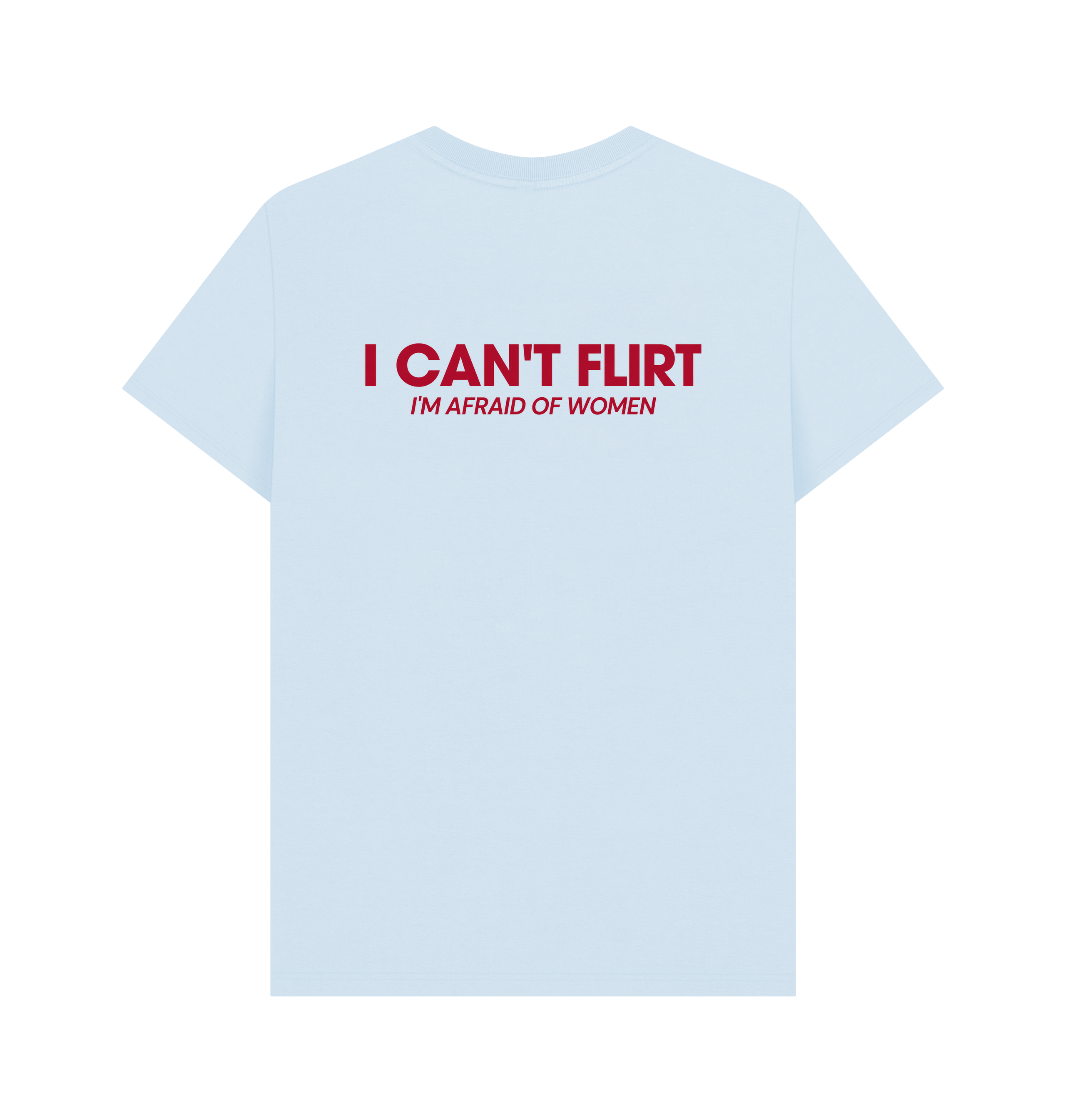 Sky Blue Printed T-shirt Back