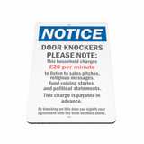 B153 Door Knockers Funny Metal Aluminium Sign Plaque House Office