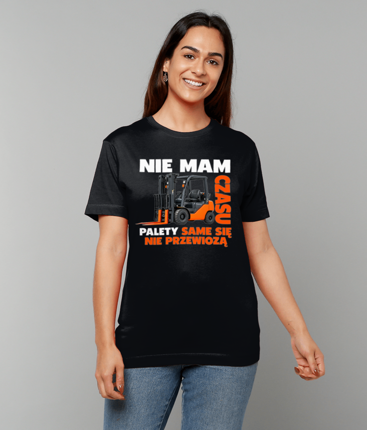 386 Nie mam czasu palety same się nie przewiozą Funny Polish T-shirt Tee