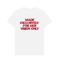 White Printed T-shirt Back