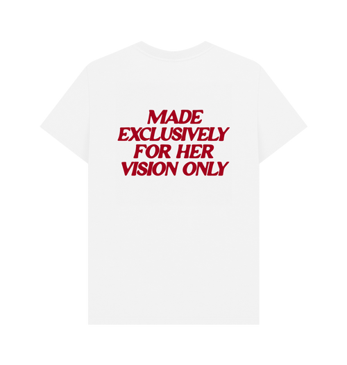 White Printed T-shirt Back