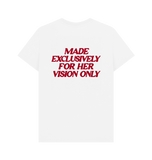 White Printed T-shirt Back