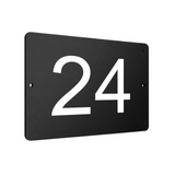 B066 Custom Personalised Number Metal Aluminium Plaque Sign Door House Office