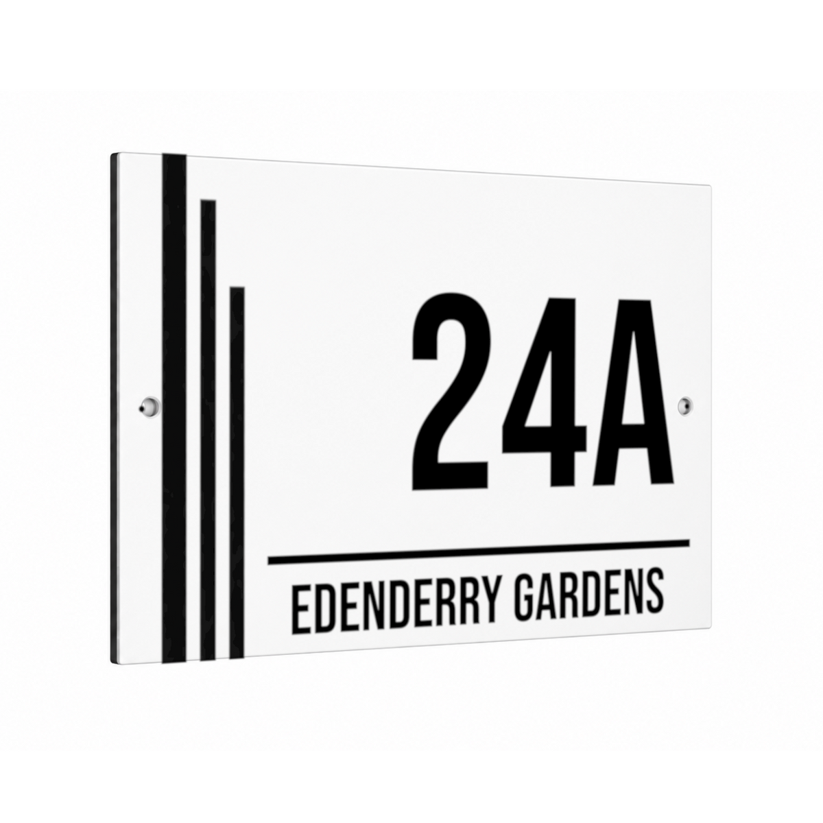 B248 Custom Personalised Address Metal Aluminium Plaque Sign Door House Gate