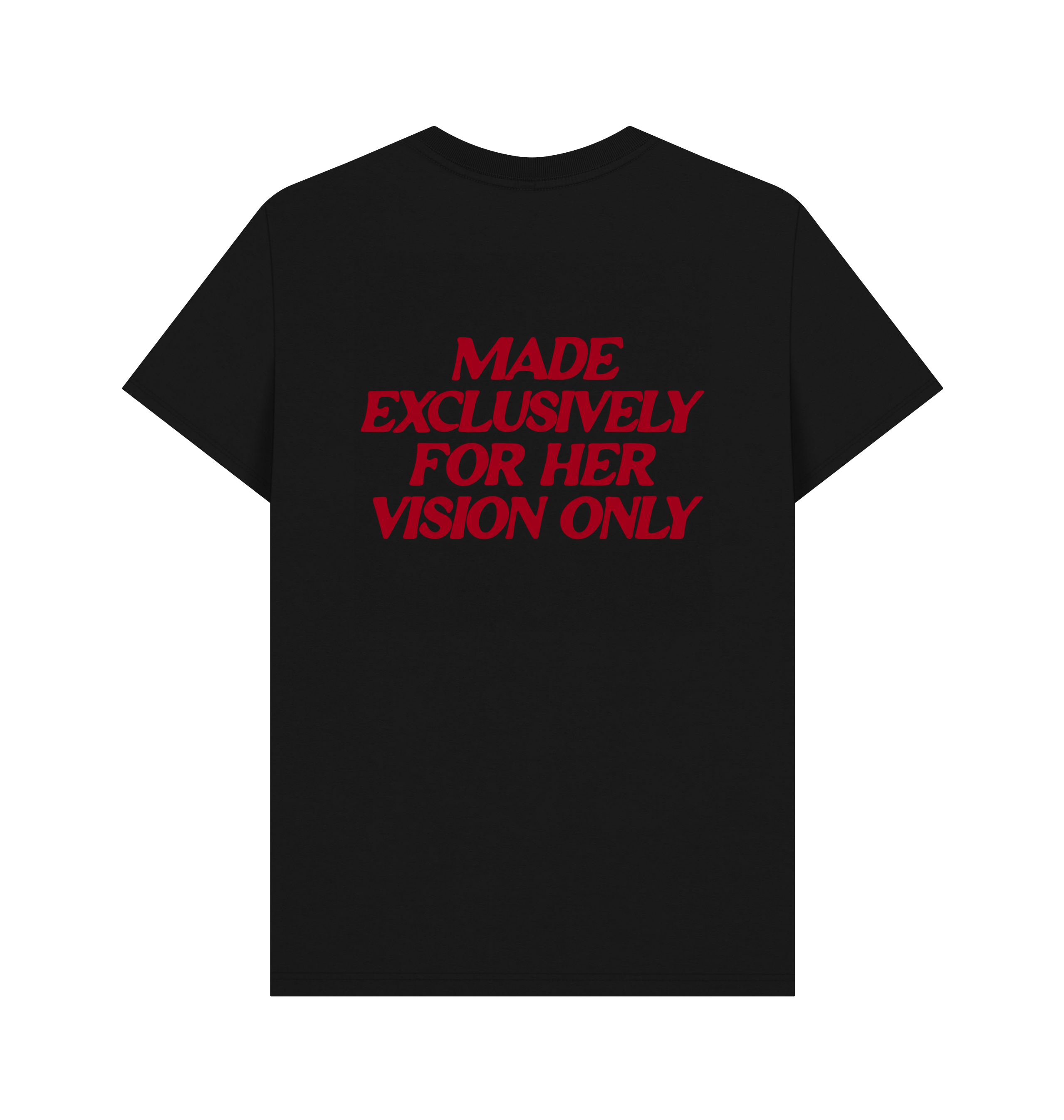 Black Printed T-shirt Back