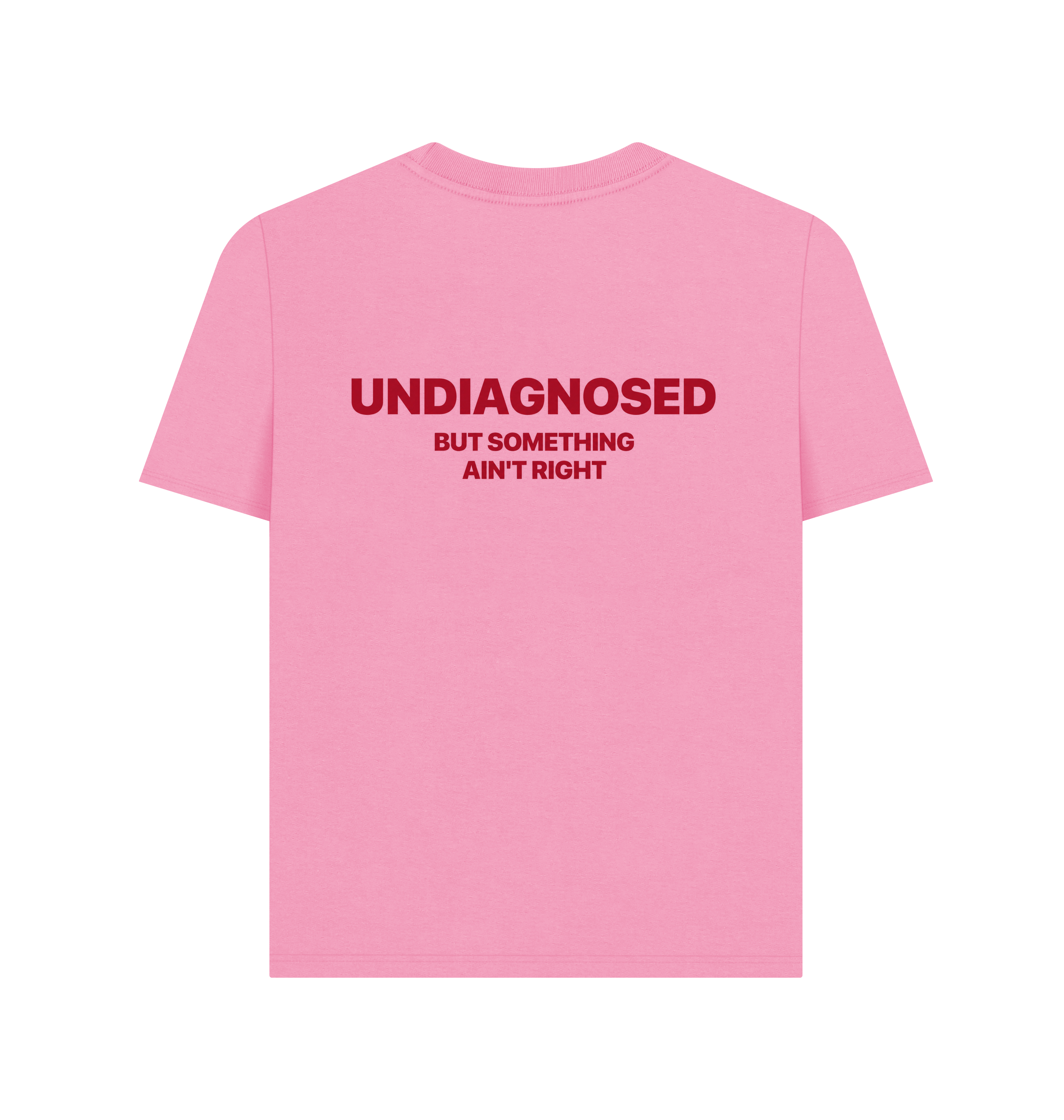 Rose Pink Printed T-shirt Back