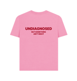 Rose Pink Printed T-shirt Back