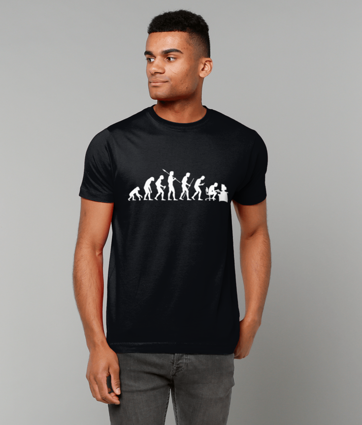284 Gamer Evolution T-Shirt Funny Tee