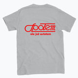 020 Spolem ale juz wstolem Funny Polish T-shirt Tee Back Printing