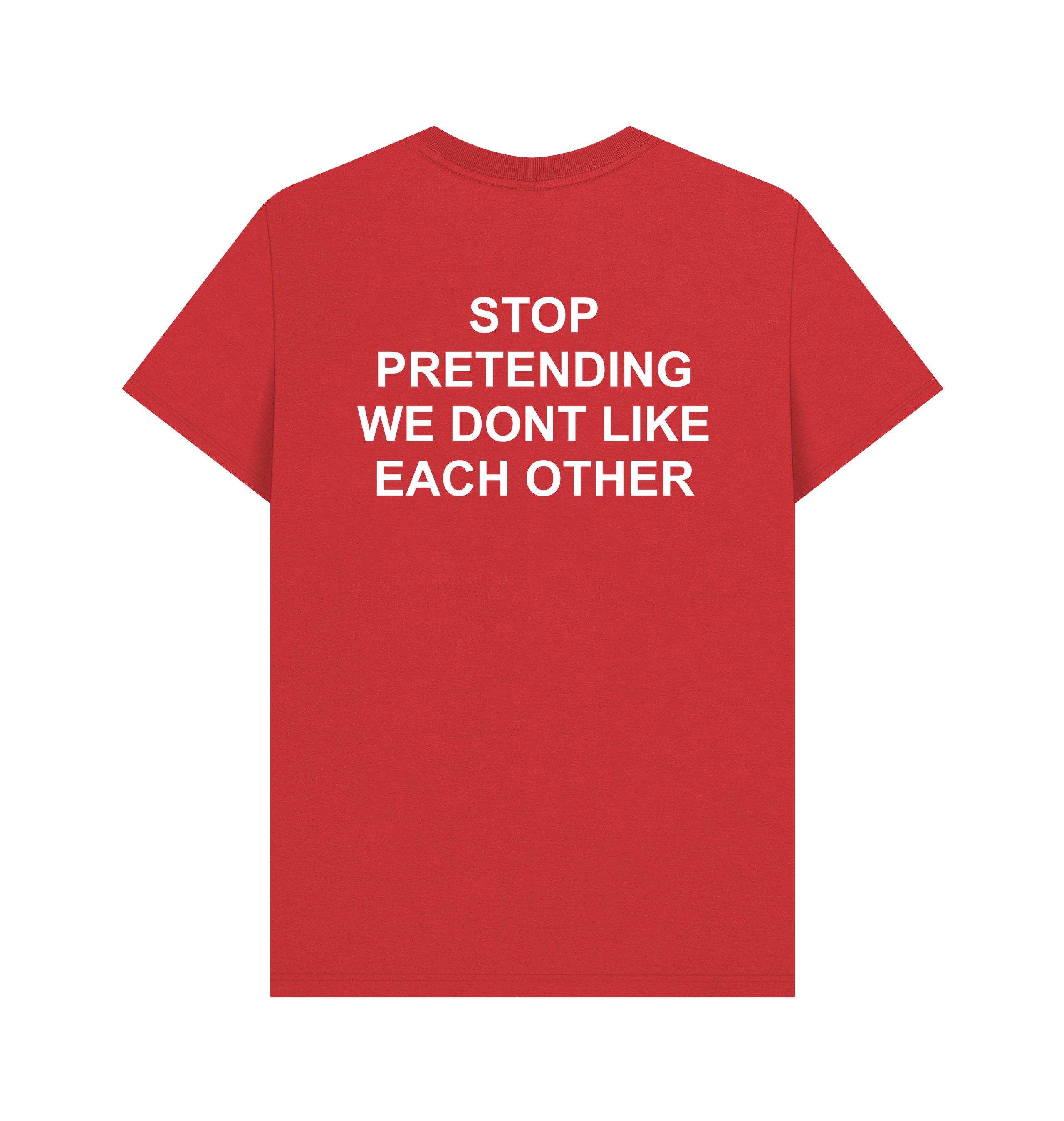 Red Printed T-shirt Back