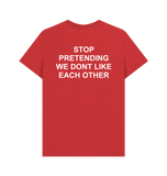 Red Printed T-shirt Back