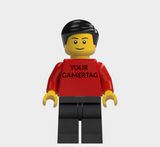 L002 Custom Personalised Lego Minifigures Your Gamertag xbox, Playstation, Nintendo