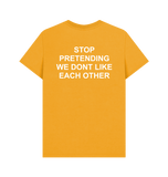 Mustard Printed T-shirt Back
