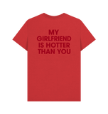 Red Printed T-shirt Back
