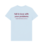 Sky Blue Printed T-shirt Back