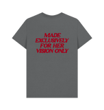 Slate Grey Printed T-shirt Back