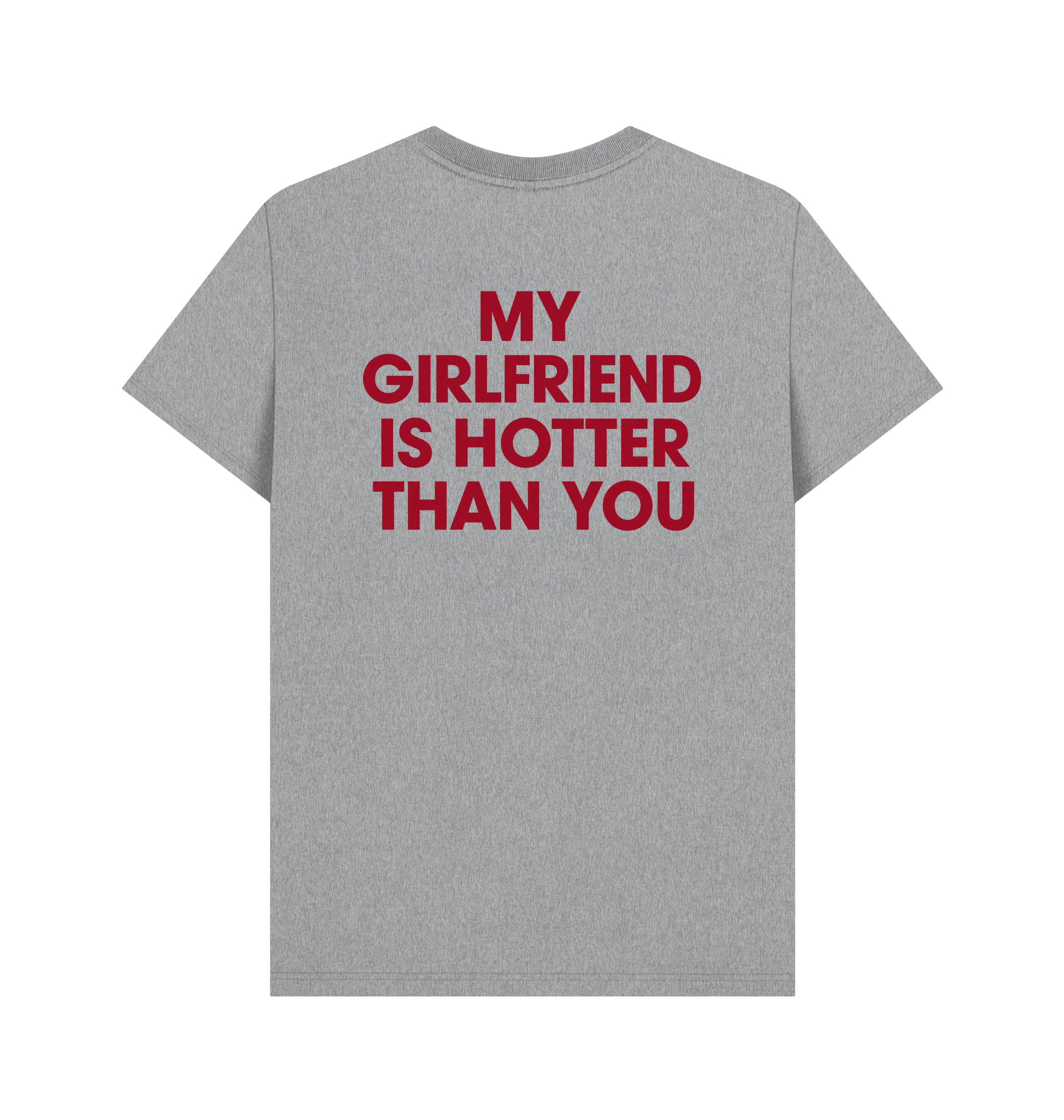 Athletic Grey Printed T-shirt Back
