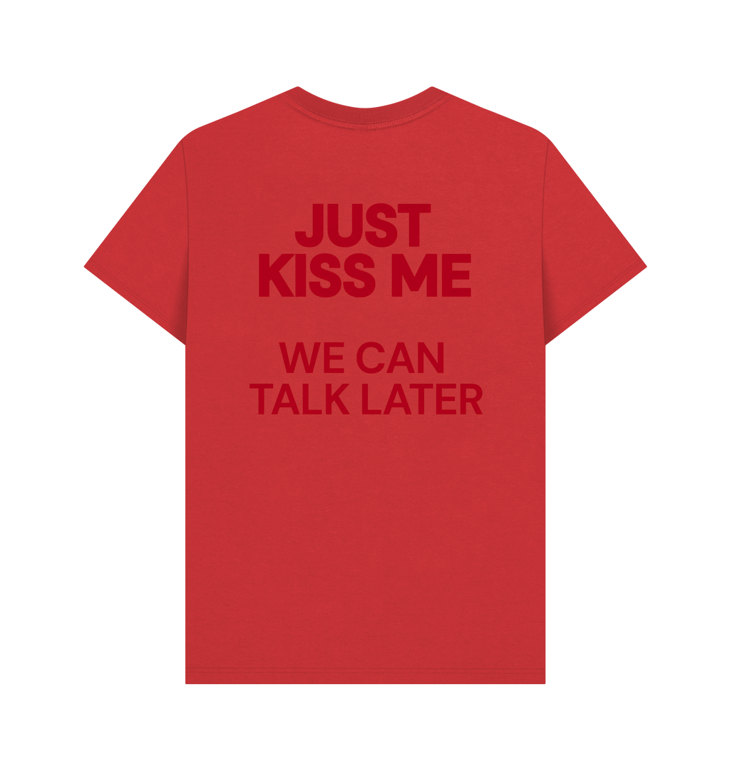 Red Printed T-shirt Back