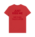 Red Printed T-shirt Back