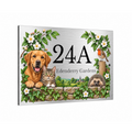 B250 Custom Personalised Address Metal Aluminium Plaque Sign Door House Gate