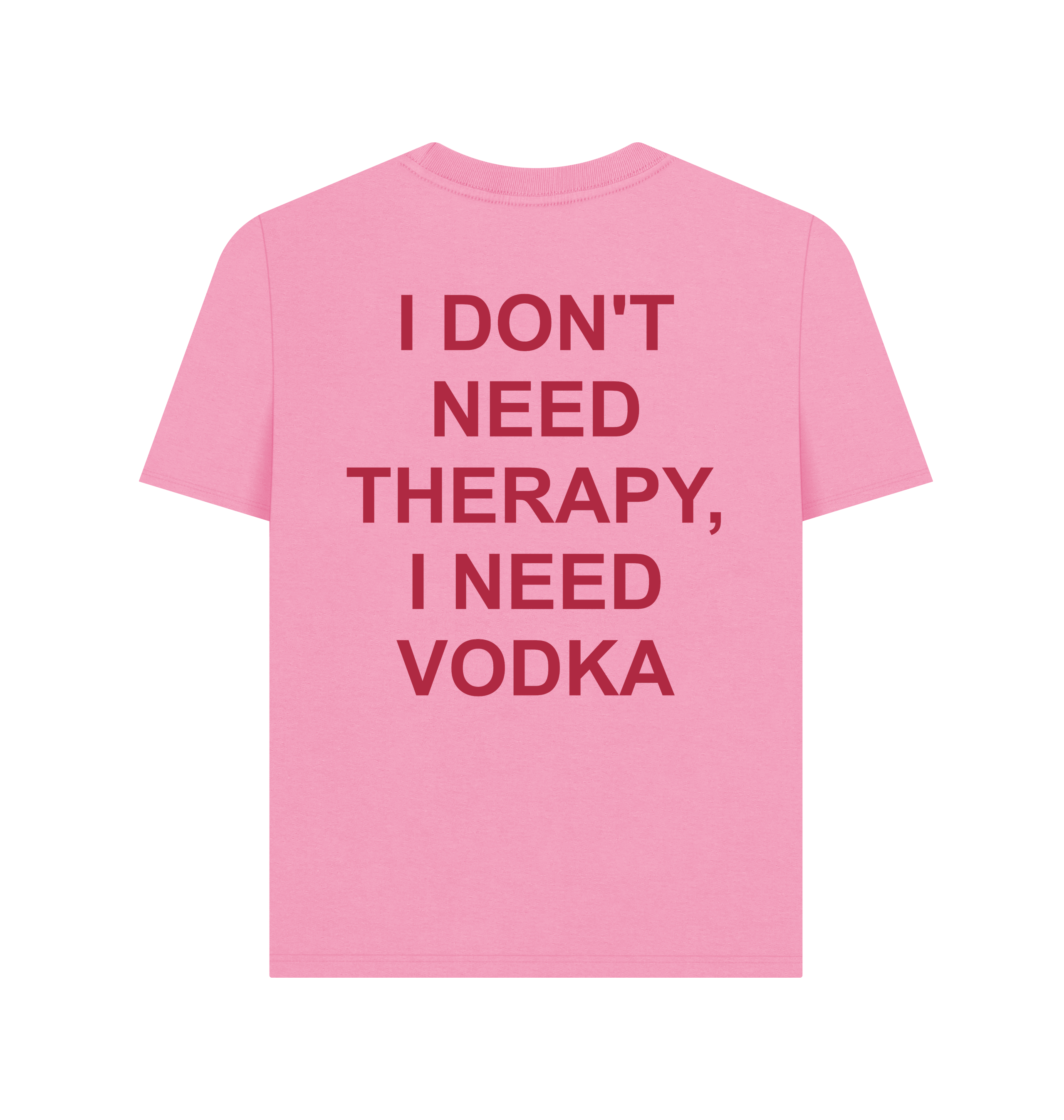 Rose Pink Printed T-shirt Back