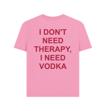 Rose Pink Printed T-shirt Back