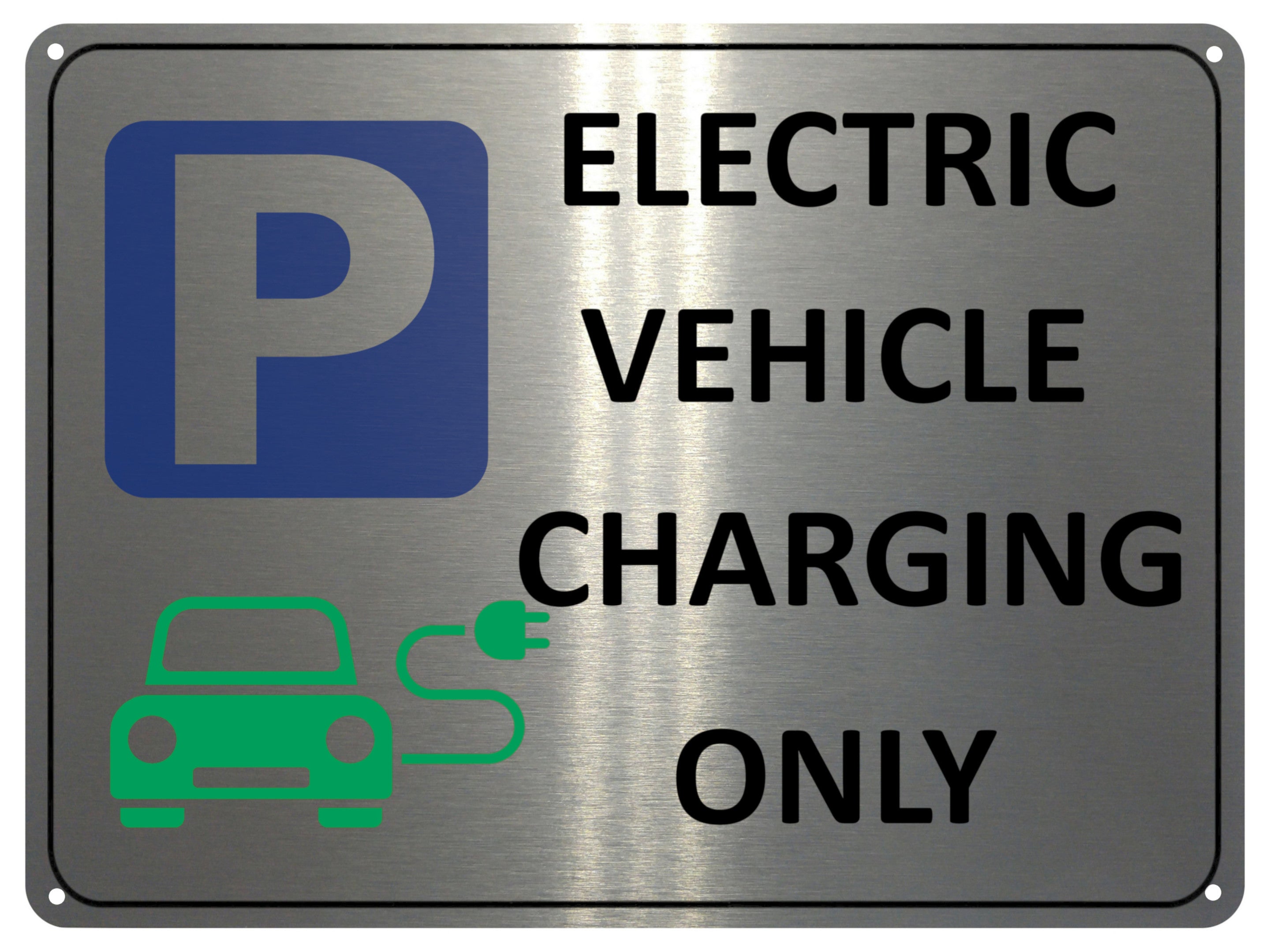 2389 ELECTRIC VEHICLE CHARGING ONLY Parking  Metal Aluminium Plaque Sign