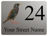 2407 Custom Personalised Bird Address Door Gate Metal Aluminium Sign Plaque