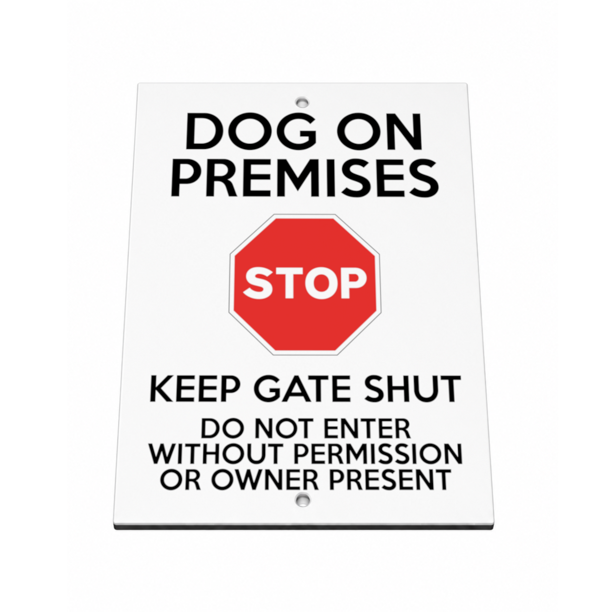 B237 PLEASE DROP PARCELS OVER FENCE Metal Aluminium Composite Plaque Sign Gate