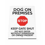 B237 PLEASE DROP PARCELS OVER FENCE Metal Aluminium Composite Plaque Sign Gate