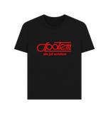 Black Printed T-shirt Front