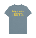 Stone Blue Printed T-shirt Back