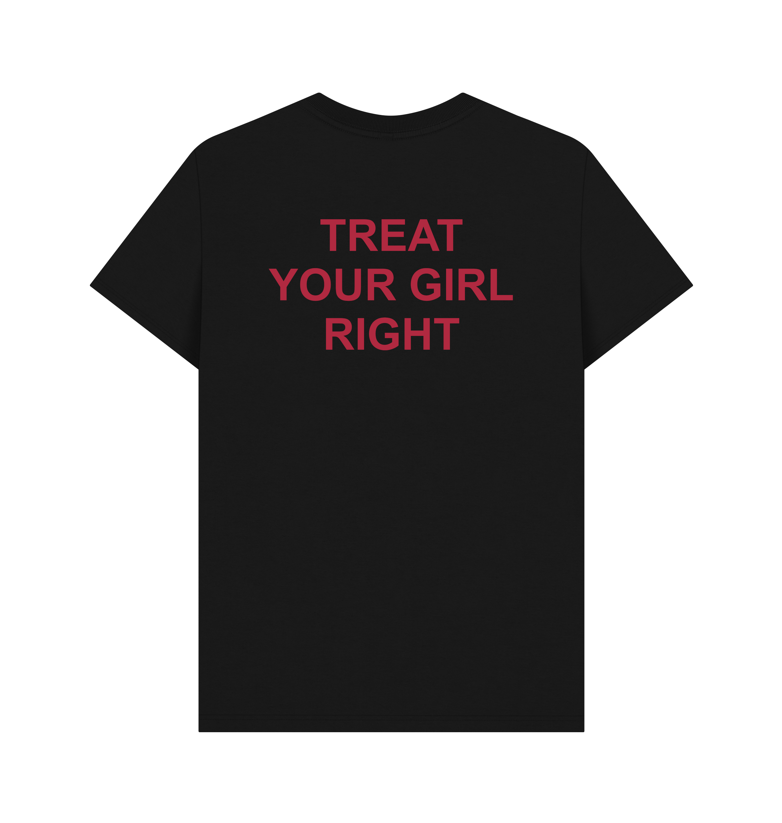 Black Printed T-shirt Back