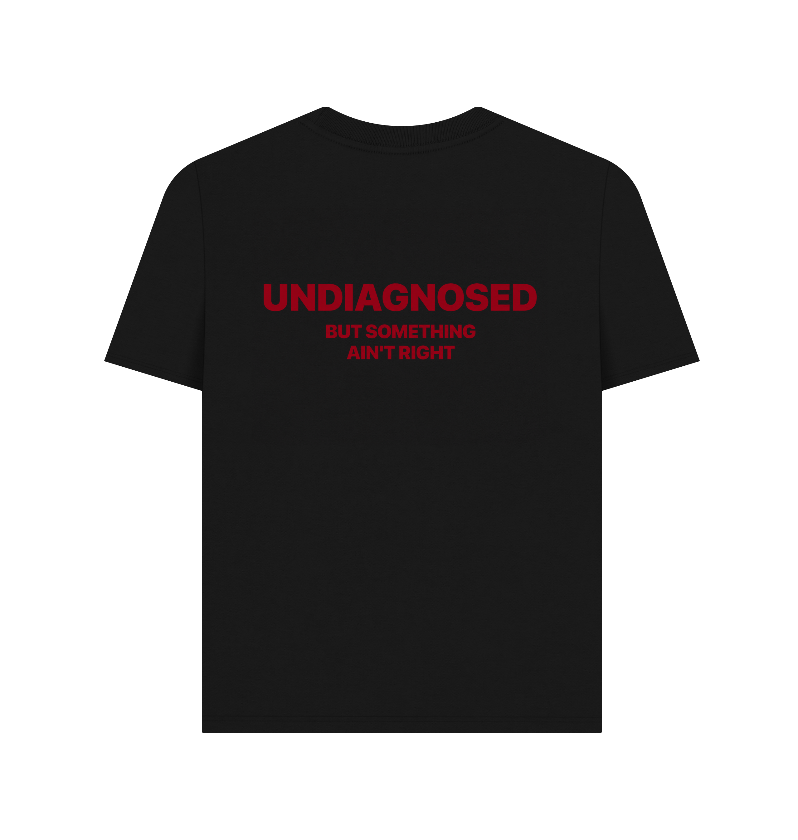 Black Printed T-shirt Back