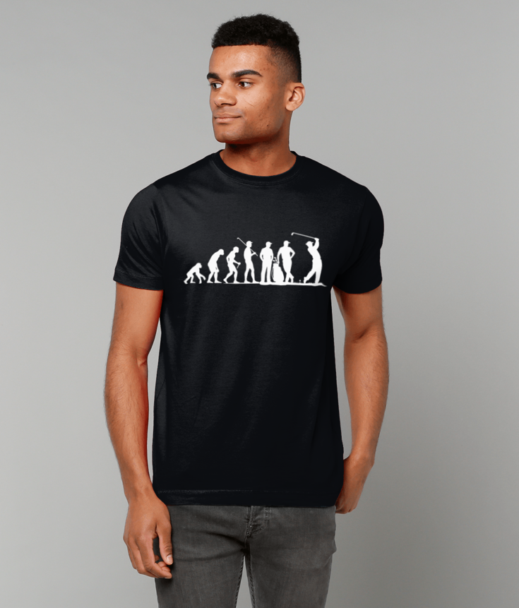 243 Evolution of Golf T-Shirt Funny Tee