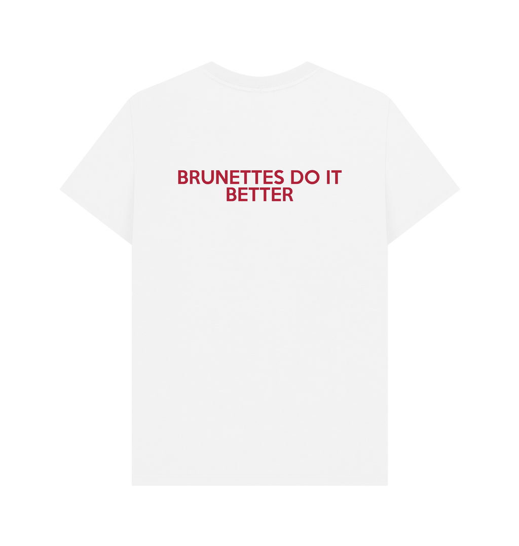 White Printed T-shirt Back