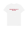 White Printed T-shirt Back