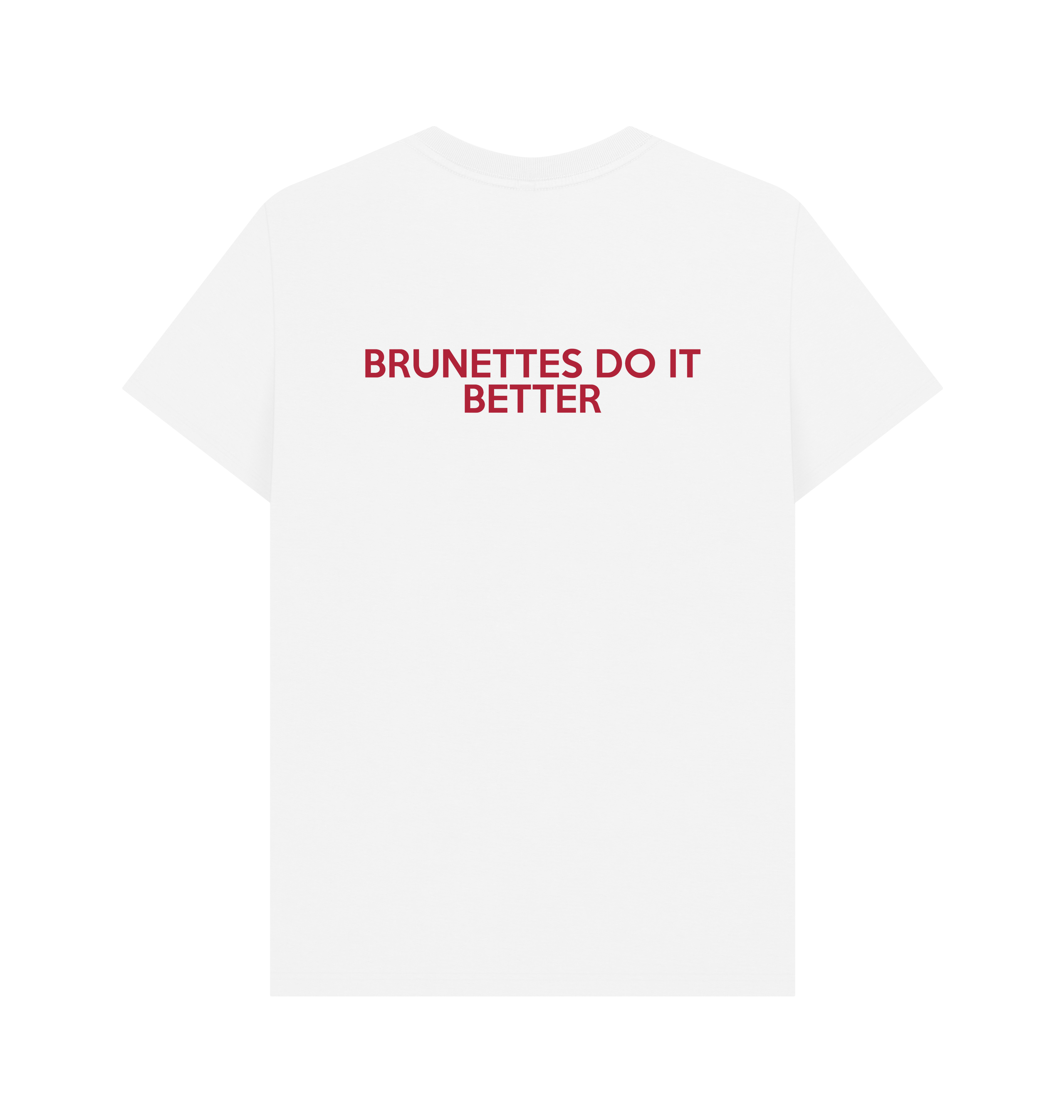 White Printed T-shirt Back