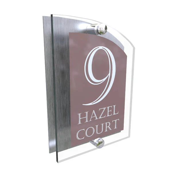 Arched home signs A5