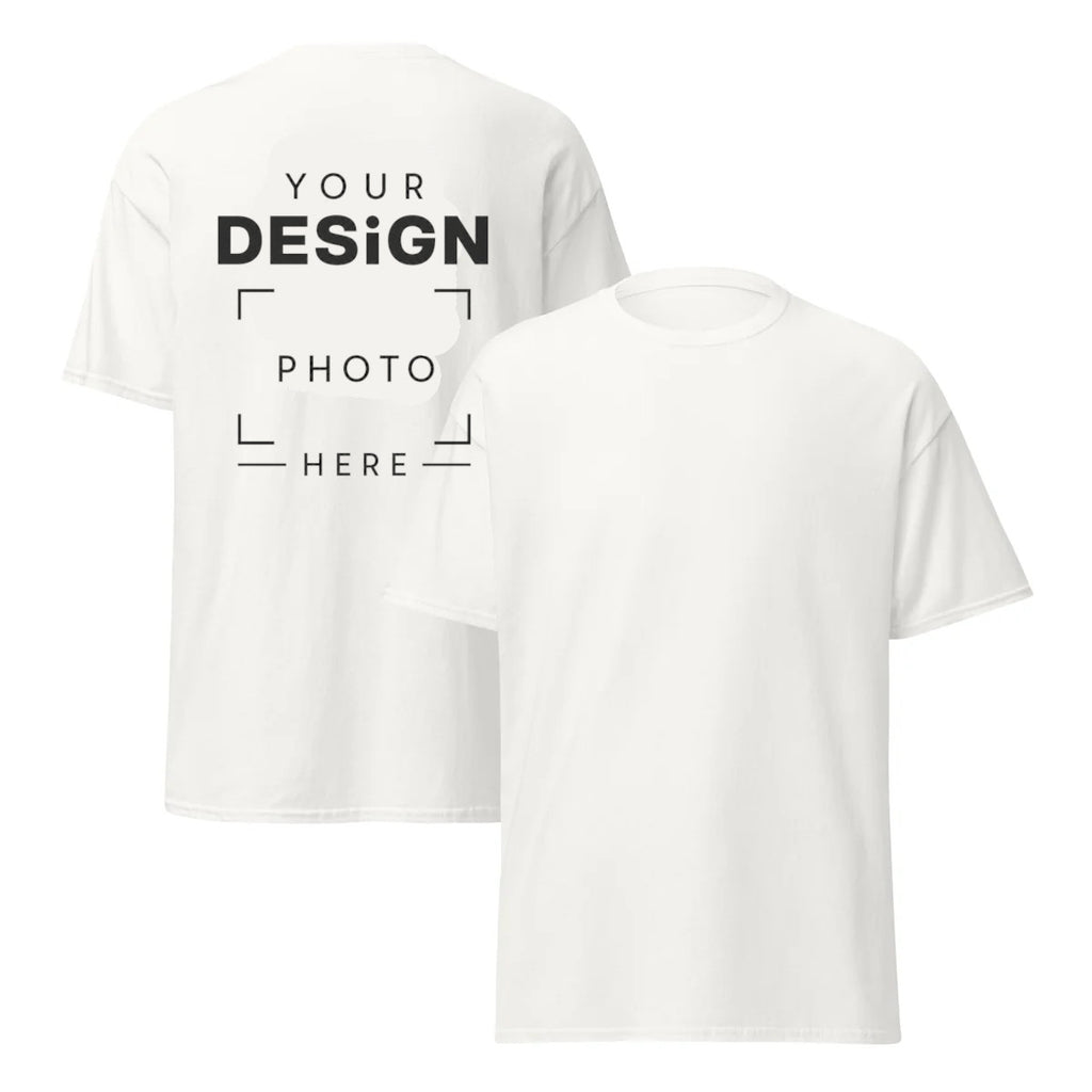 336 Custom Personalised Design Photo T-shirt Tee Back Printing