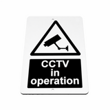 B106 CCTV in operation Metal Aluminium Plaque Sign Door Gate House Office