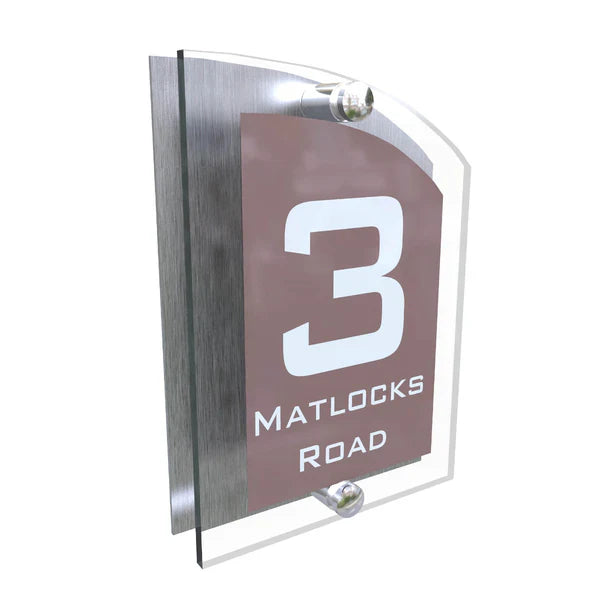 Arched home signs A5