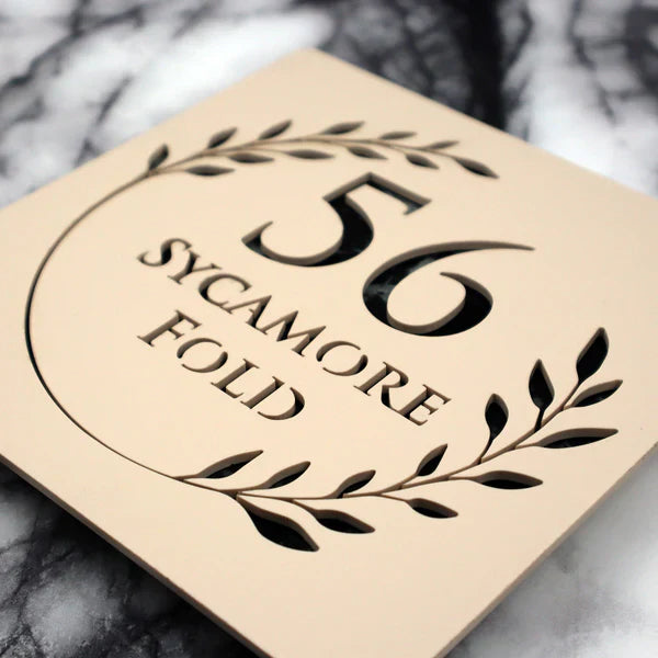Decorative S1 home signs A5