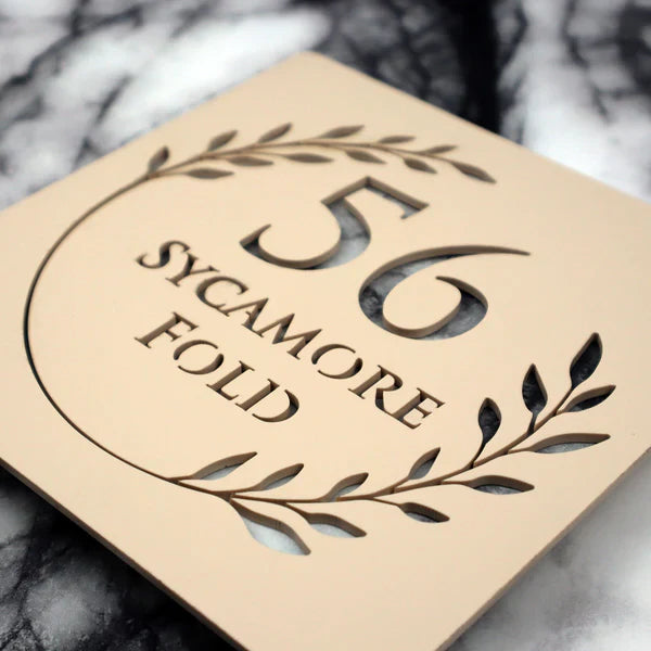 Decorative S1 home signs A5