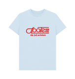 Sky Blue Printed T-shirt Front