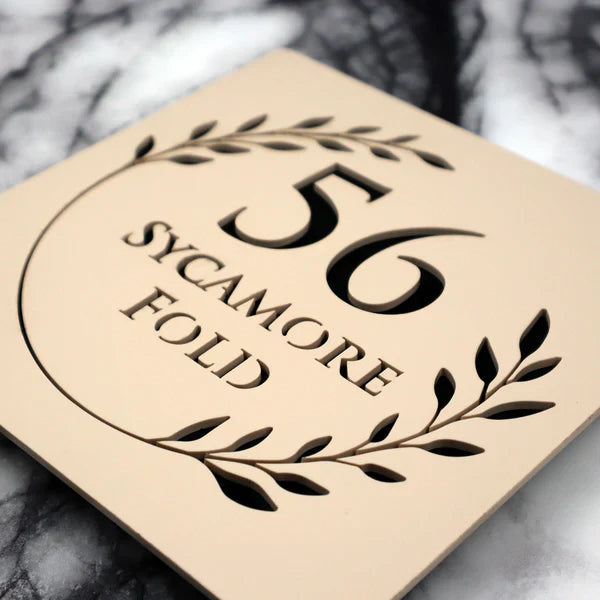 Decorative S1 home signs A5