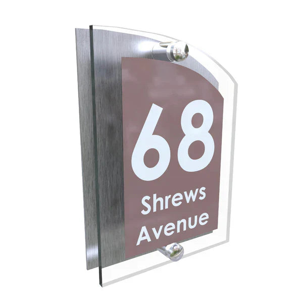 Arched home signs A5