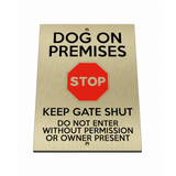B237 PLEASE DROP PARCELS OVER FENCE Metal Aluminium Composite Plaque Sign Gate