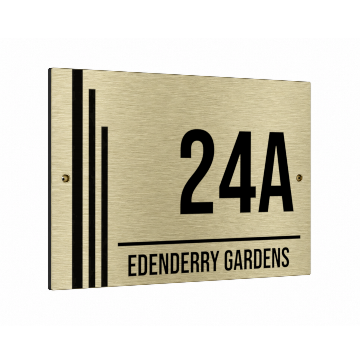 B248 Custom Personalised Address Metal Aluminium Plaque Sign Door House Gate
