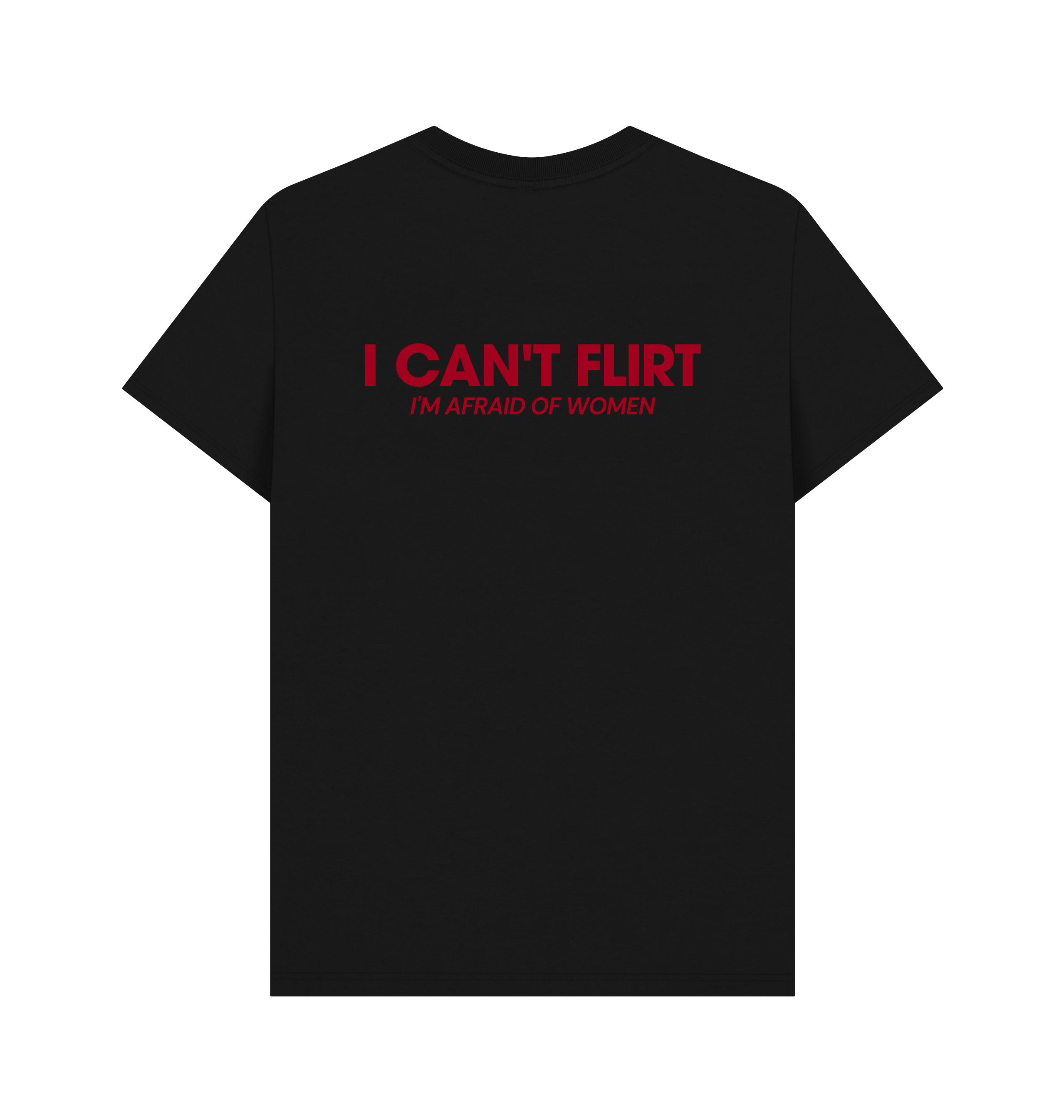 Black Printed T-shirt Back